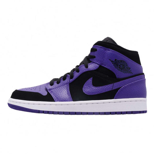 Air Jordan 1 Mid Black Dark Concord